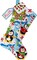 Bucilla Felt Stocking Applique Kit 18" Long-Winter Land Penguins